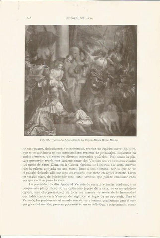 LAMINA 26847: Adoracion de los Reyes, por Verones