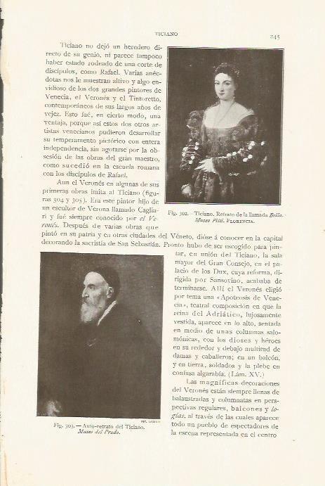 LAMINA 26846: Retrato de Bella y Autorretrato, por Tiziano
