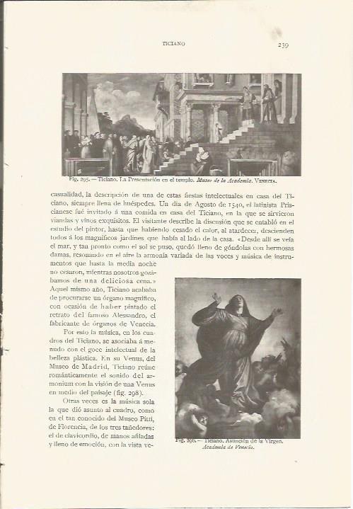 LAMINA 26842: La Presentacion en el Templo y Asuncion de la Virgen, por Tiziano