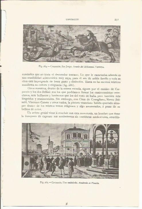 LAMINA 26836: San Jorge y Una embajada, por Carpaccio