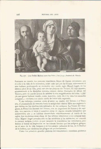 LAMINA 26834: Madona entre San Pablo y San Jorge, por Juan Bellini