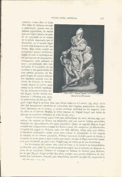 LAMINA 26831: La Piedad de la catedral de Florencia