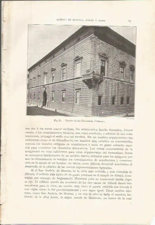 LAMINA 26757: Palacio de los Diamantes en Ferrara