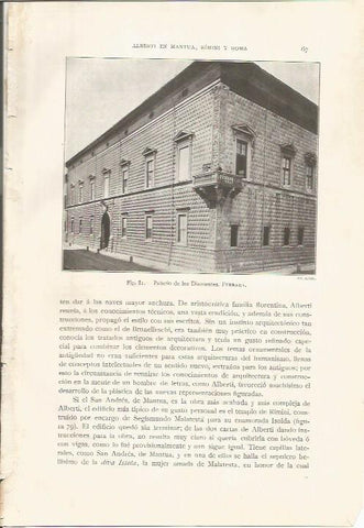 LAMINA 26757: Palacio de los Diamantes en Ferrara