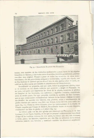 LAMINA 26753: El palacio Pitti en Florencia
