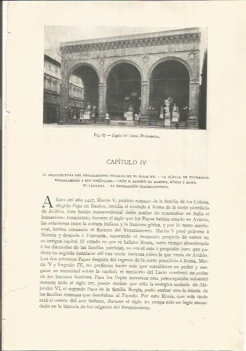 LAMINA 26750: Logia dei Lanti en Florencia