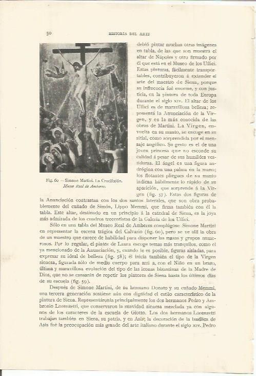 LAMINA 26746: La Crucifixion, por Simone Martini