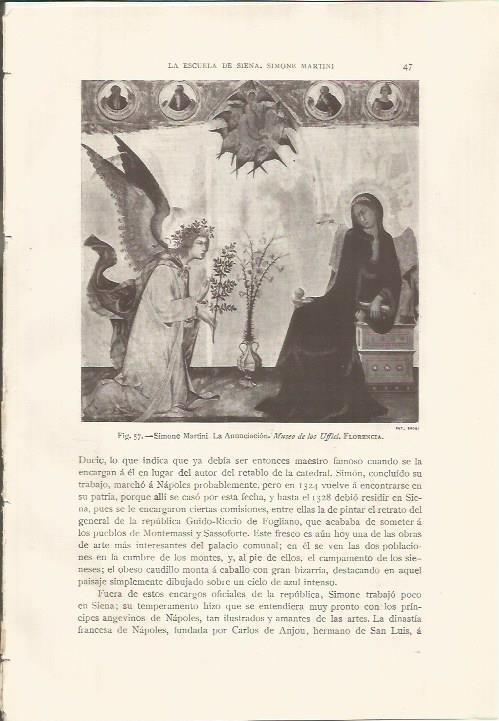 LAMINA 26745: La Anunciacion, por Simone Martini