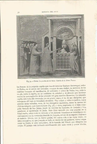 LAMINA 26736: La prueba de las varas, por Giotto