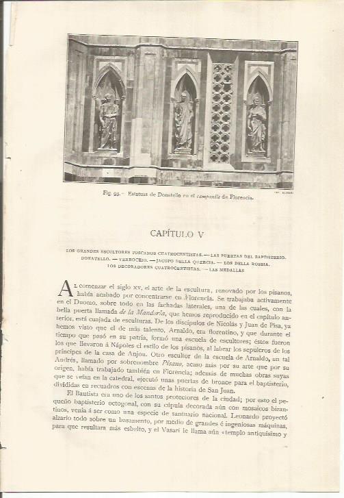 LAMINA 26762: Estatuas de Donatello en el Campanile de Florencia