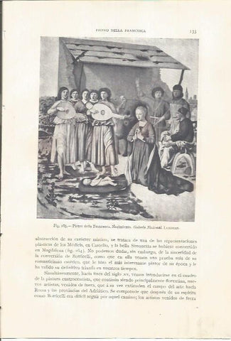 LAMINA 26793: Nacimiento, por Pietro della Francesca