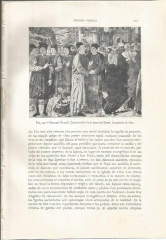 LAMINA 26781: Construccion de la torre de Babel, por Gozzoli