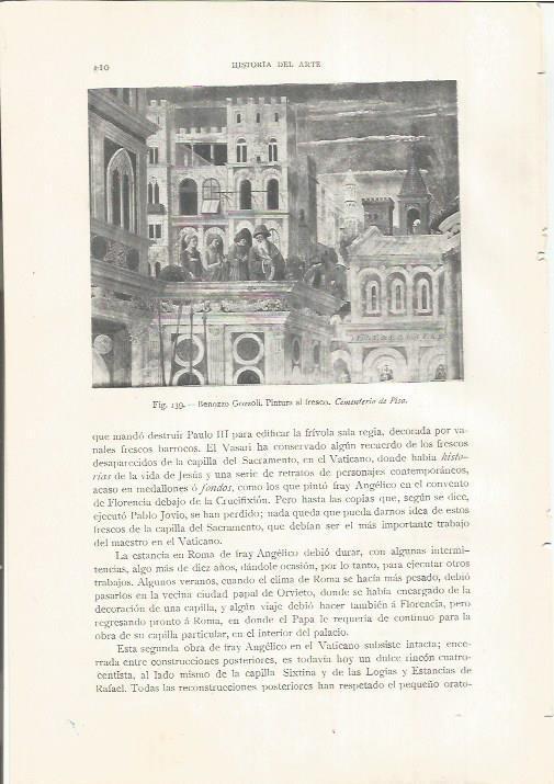 LAMINA 26780: Fresco de Benozzo Gozzoli en Pisa