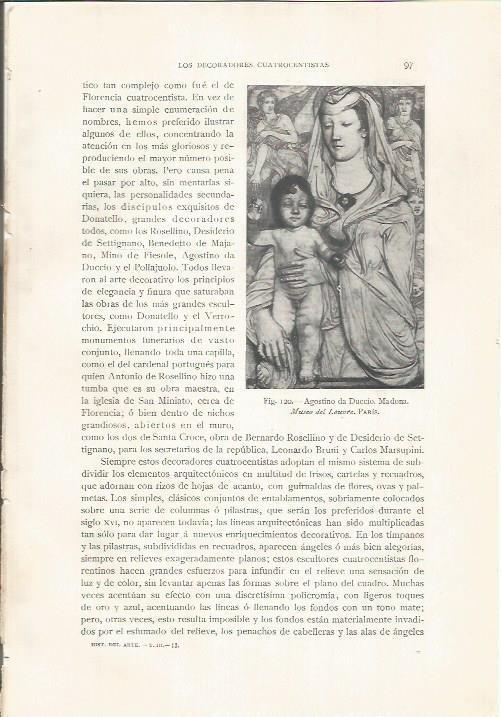LAMINA 26774: Madona, por Agostino da Duccio