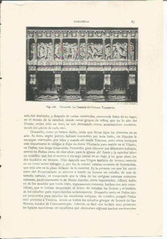 LAMINA 26768: La Cantoria del Duomo de Florencia