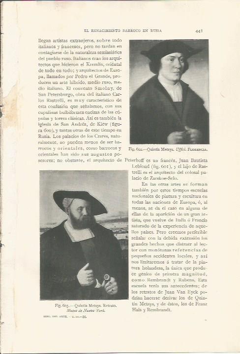 LAMINA 26947: Uffici y Retrato, por Quintin Metsys