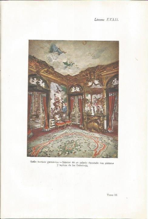 LAMINA 26946: Interior de un palacio barroco germano