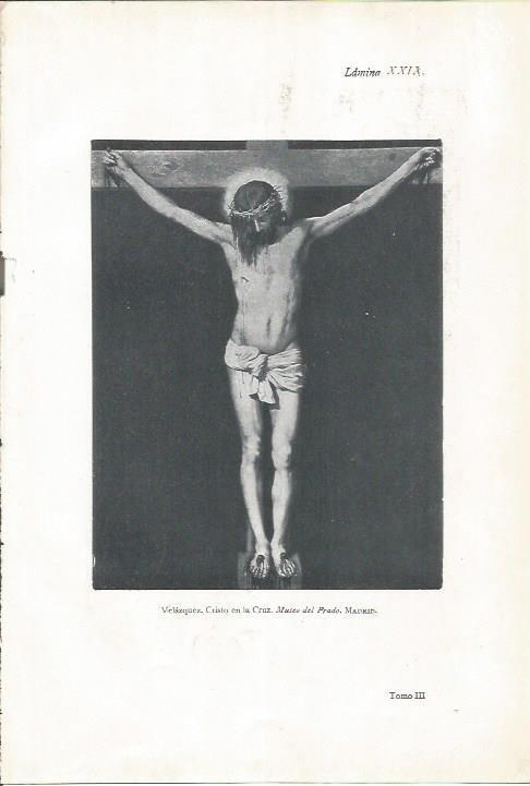 LAMINA 26935: Cristo en la cruz, por Velazquez