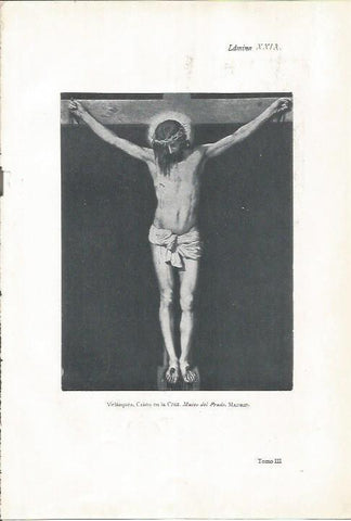 LAMINA 26935: Cristo en la cruz, por Velazquez
