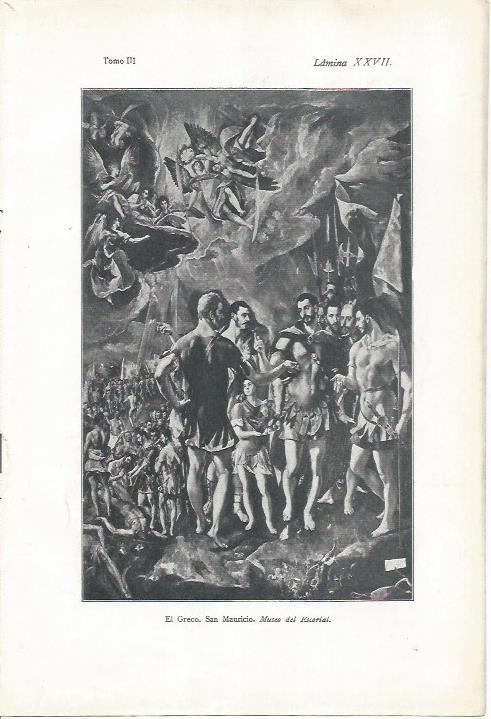 LAMINA 26931: San Mauricio, por El Greco