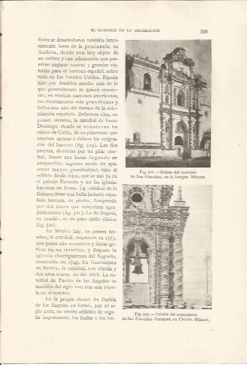 LAMINA 26927: Convento de San Francisco, Mexico