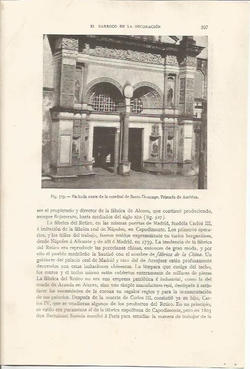 LAMINA 26926: Fachada oeste de la catedral de Santo Domingo de America