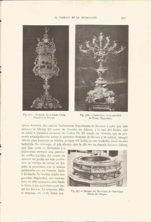 LAMINA 26925: Relicario de la Santa Duda en Girona y Candelabro de la Catedral de Mallorca