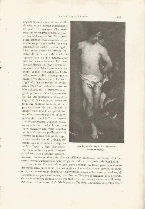 LAMINA 26953: San Sebastian, por Van Dyck