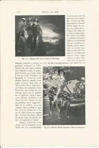 LAMINA 26981: Mis primas, por Zxuloaga y Pareja valenciana, por Sorolla