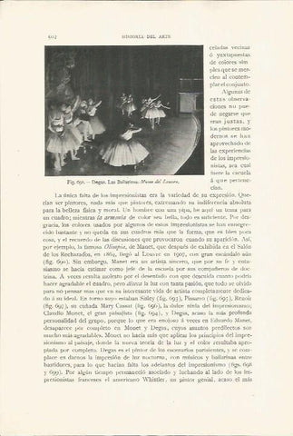 LAMINA 26979: Las bailarinas, por Degas
