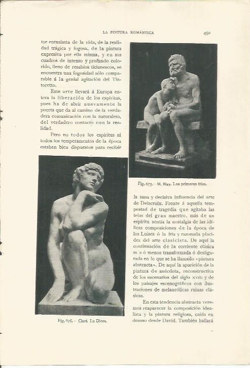 LAMINA 26974: Los primeros frios, por M. Blay y La Diosa, por Clara