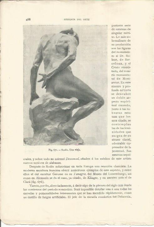 LAMINA 26972: Una vieja, por Rodin