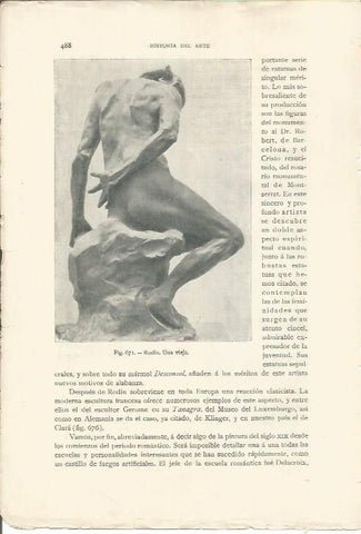 LAMINA 26972: Una vieja, por Rodin