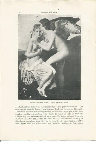 LAMINA 26962: Amor y Psiquis, por Gerard