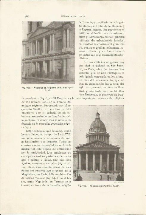 LAMINA 26958: Iglesia de San Eustaquio y Panteon, Paris