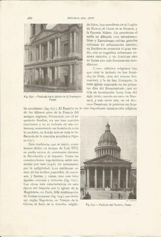 LAMINA 26958: Iglesia de San Eustaquio y Panteon, Paris