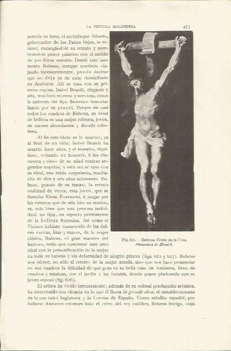 LAMINA 26955: Cristo en la cruz, por Rubens