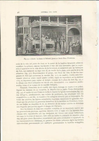 LAMINA 26734: La danza de Salome, por Giotto