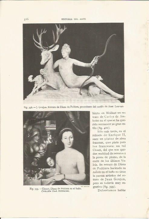 LAMINA 26883: Retrato de Diana de Poitiers, por Goujon