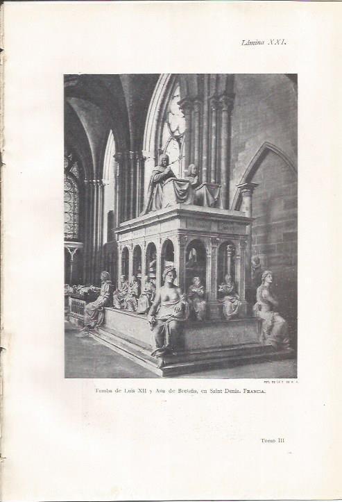 LAMINA 26881: Tumba de Luis XII y Ana de Bretaña en Saint Denis, Francia