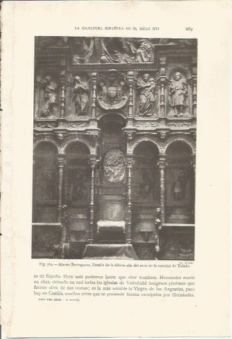 LAMINA 26867: Silleria del coro de la catedral de Toledo