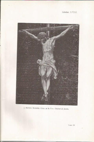 LAMINA 26866: Cristo en la Cruz, por J. Martinez Montañes