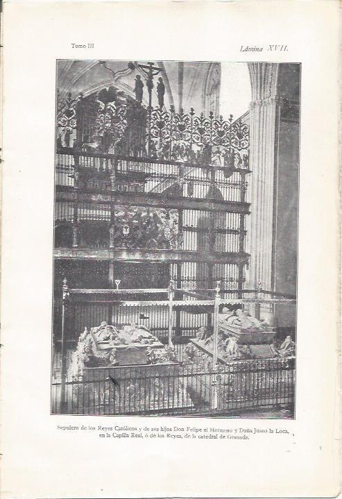 LAMINA 26863: Sepulcro de los Reyes Catolicos en la catedral de Granada