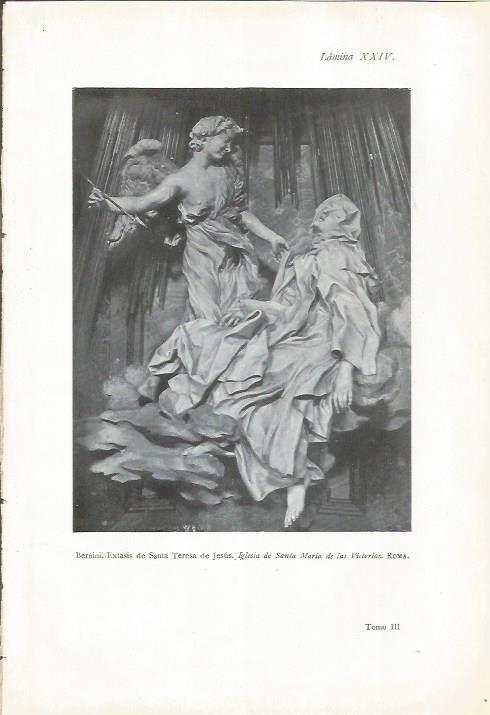 LAMINA 26902: Extasis de Teresa de Jesus, por Bernini