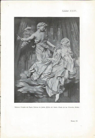 LAMINA 26902: Extasis de Teresa de Jesus, por Bernini