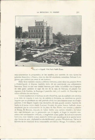 LAMINA 26901: Villa Doria Panfili en Roma