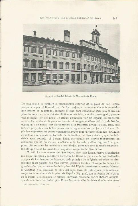 LAMINA 26898: Palacio de Montecitorio en Roma