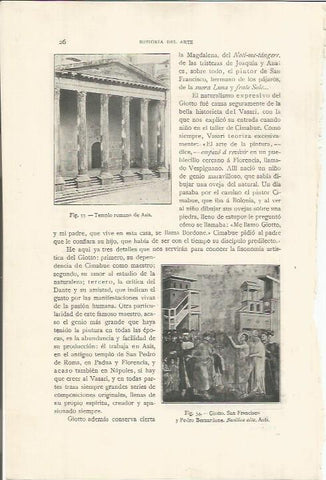 LAMINA 26733: Templo romano de Asis
