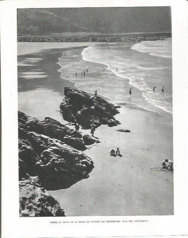 LAMINA 26561: Playa del Pais Vasco