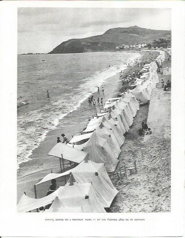 LAMINA 26548: Playa de Zarauz